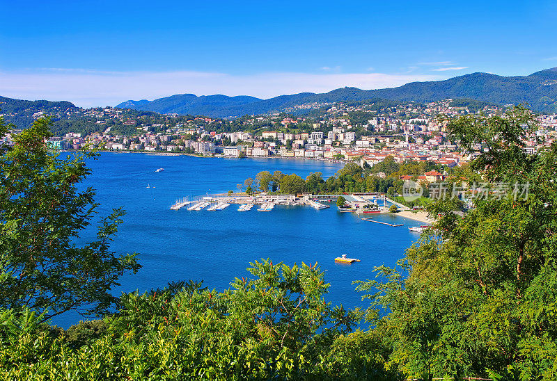 卢加诺和卢加诺湖，瑞士