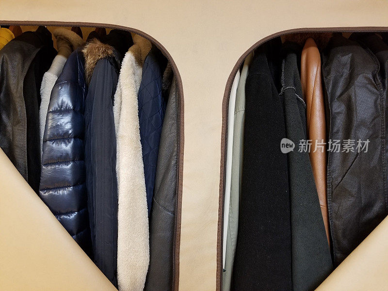 壁橱空间:存放外套和夹克的储物柜