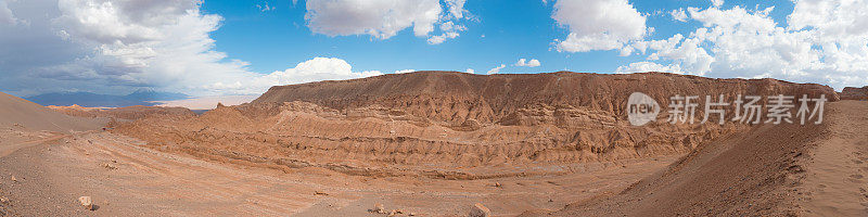 马特谷(火星谷)-阿塔卡马沙漠在大雨前