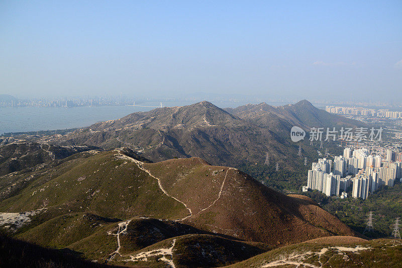 香港新界青山全景