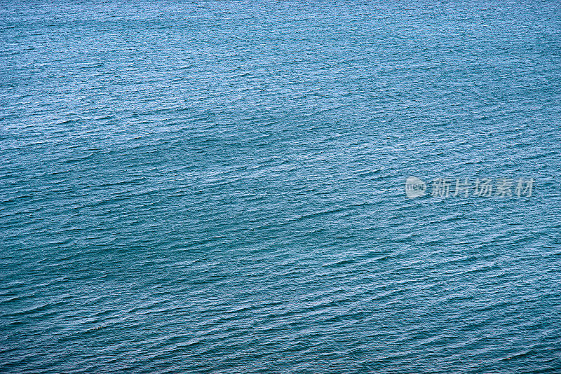 蓝色水波波纹表面纹理背景