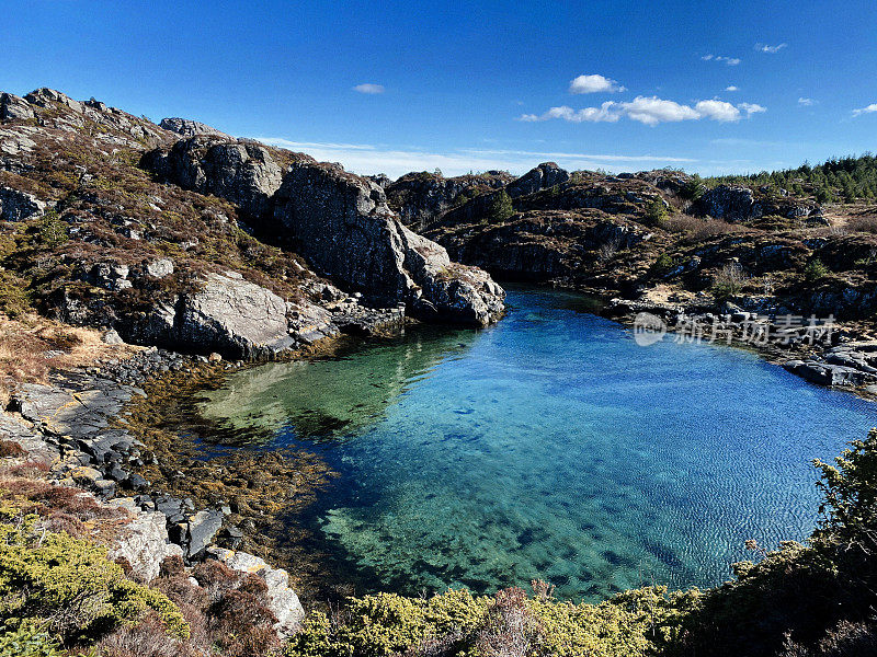 挪威户外风景:峡湾景观