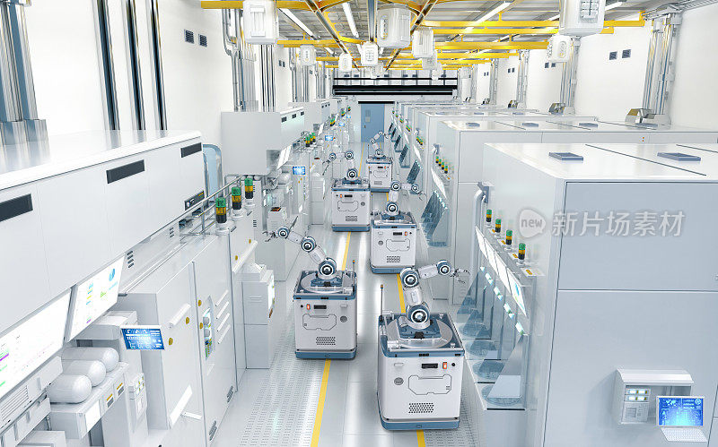 自动化半导体制造与机械臂在工厂