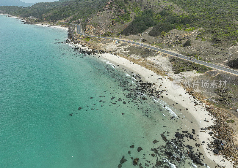 贡岛的Nhat海滩，是巴里亚头省贡岛最美丽的风景之一