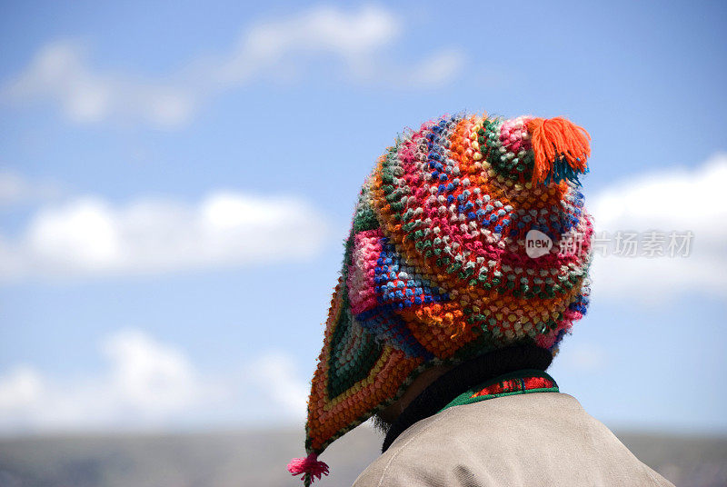丰富多彩的秘鲁的帽子