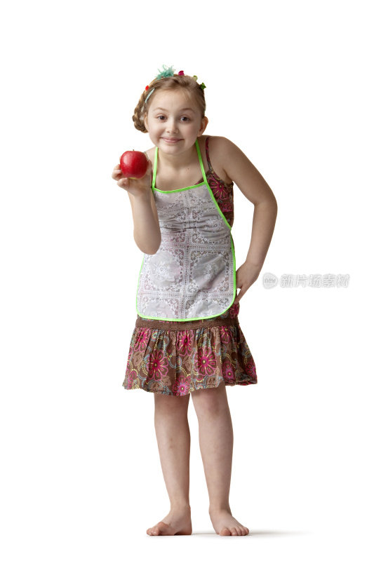 人物:苹果小女孩(1)