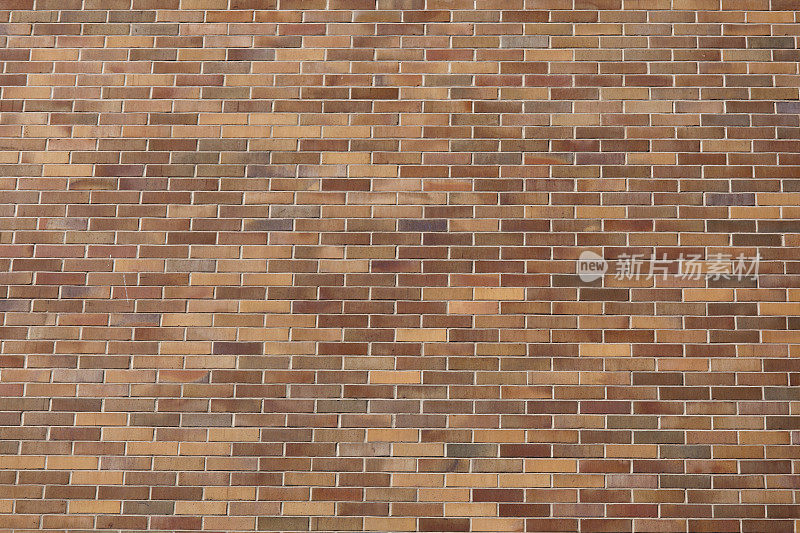 纹理棕色砖墙作为背景或背景