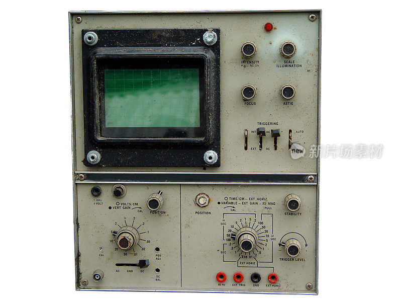 老式示波器古董机