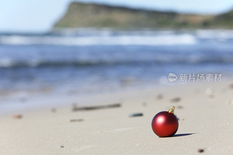 海滩圣诞装饰