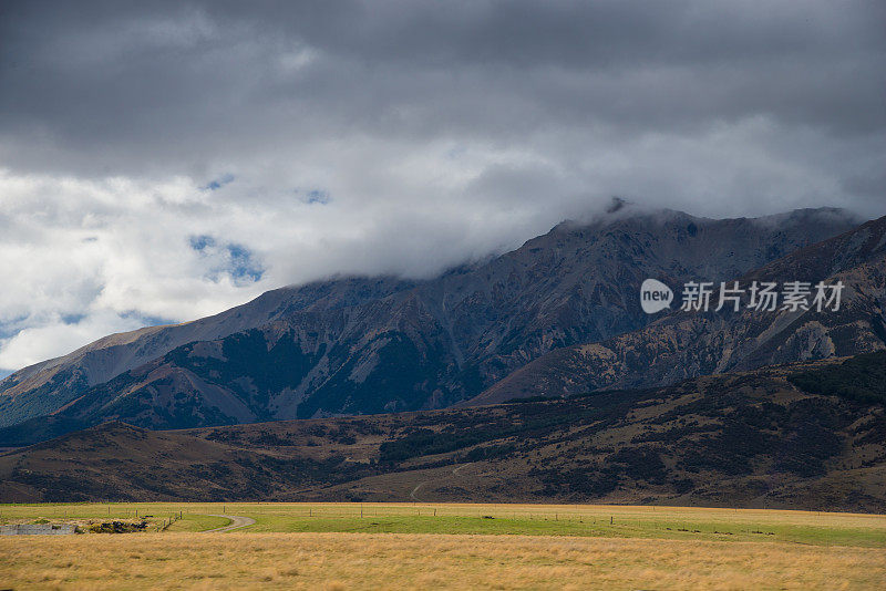 昆斯敦南岛法玛斯的全景