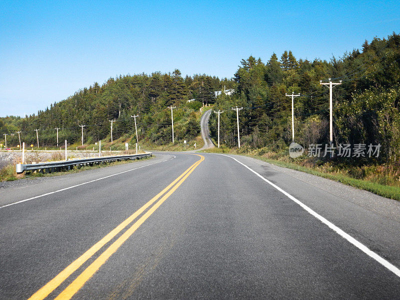 魁北克加斯皮西地区的加拿大公路