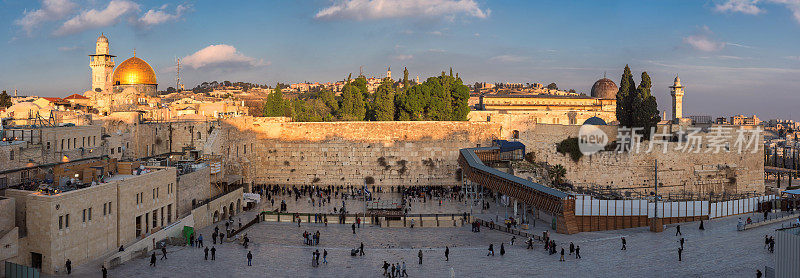 耶路撒冷老城西城墙全景