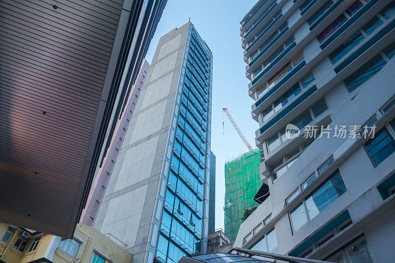 香港的摩天大楼。