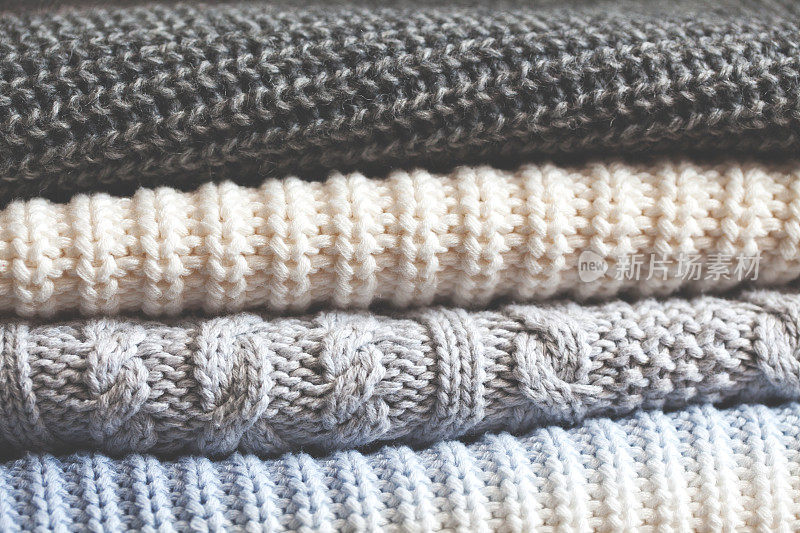 五彩缤纷的羊毛纺织