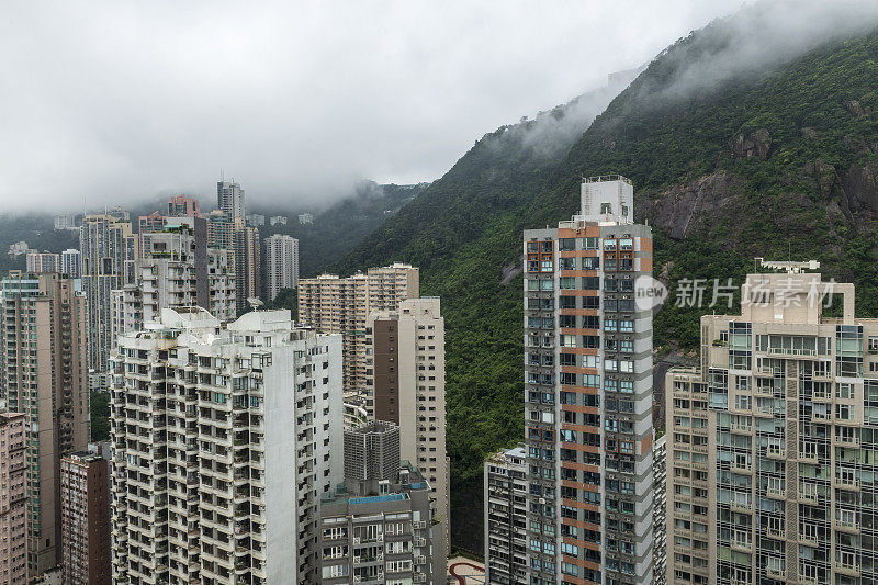 香港半山区的高层公寓