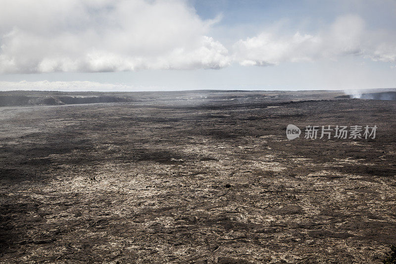 夏威夷群岛大岛上的基拉韦厄火山口