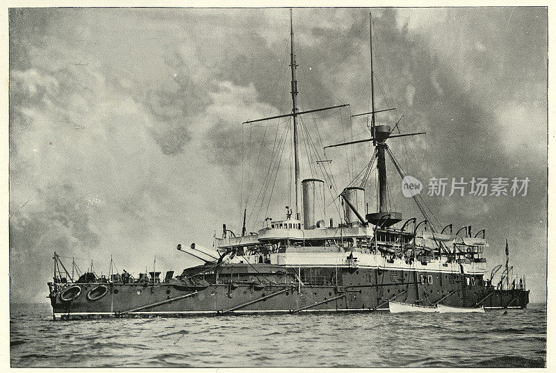 安森号，海军上将级装甲舰，英国皇家海军，19世纪