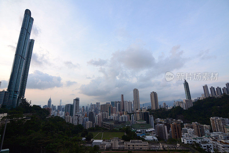 跑马地的香港天际线