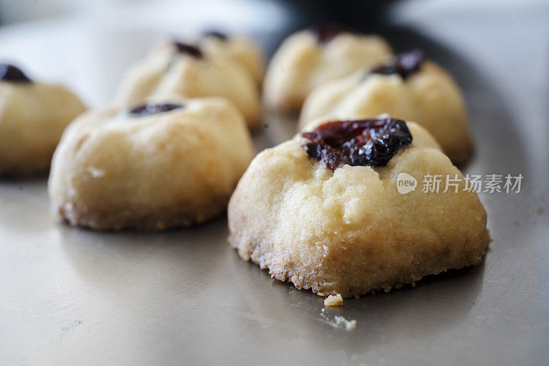 家里烤的花形饼干