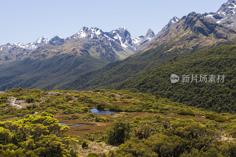 峡湾国家公园基峰的风景