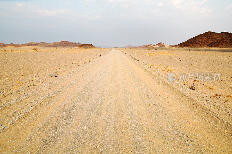 纳米比亚的沙漠之路