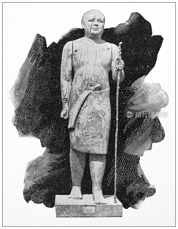 古埃及旅行照片:村长雕像