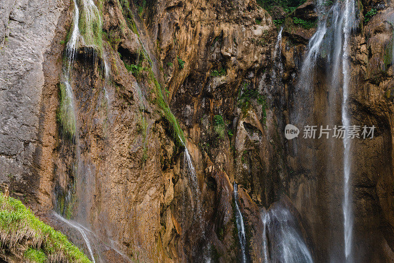 克罗地亚普利特维采湖国家公园的美景