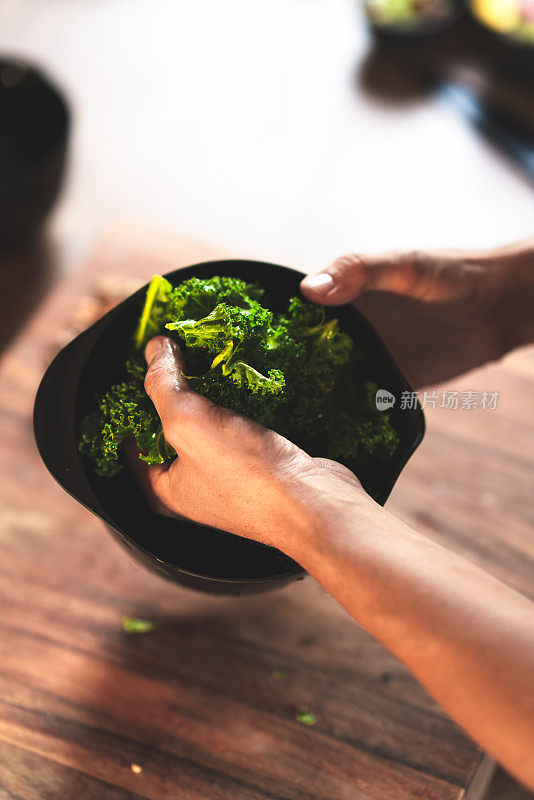 用甘蓝做素食