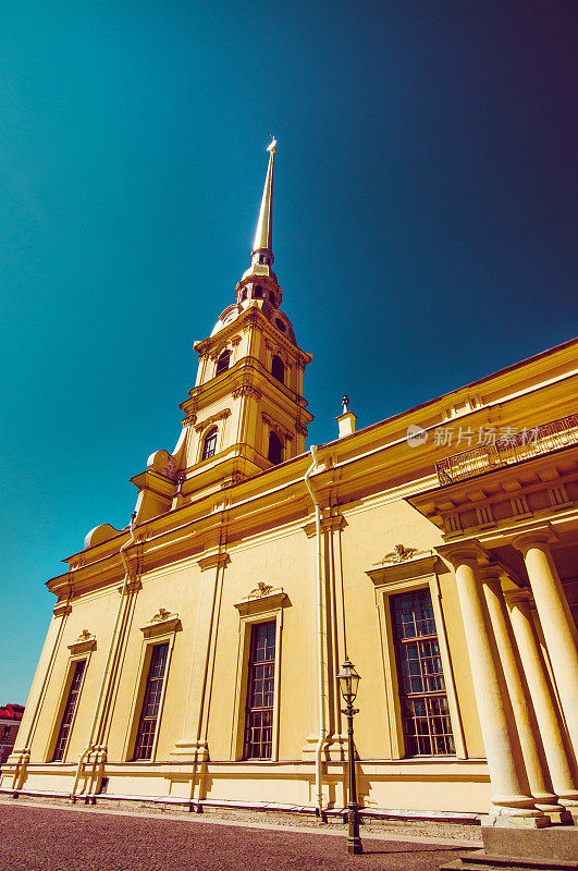 俄罗斯圣彼得堡的圣彼得和保罗教堂