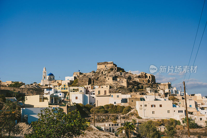 Akrotiri，希腊的传统村庄