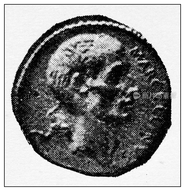 经典肖像图集-罗马:硬币的马库斯克劳迪亚斯马塞勒斯