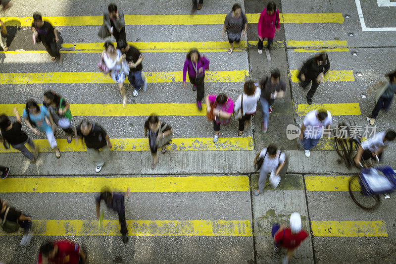 中国香港的街道