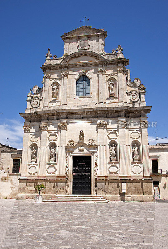 圣玛丽亚・德・普罗维登扎教堂，莱切・意大利。