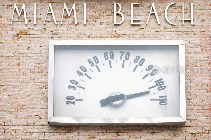 迈阿密海滩温度超过100度