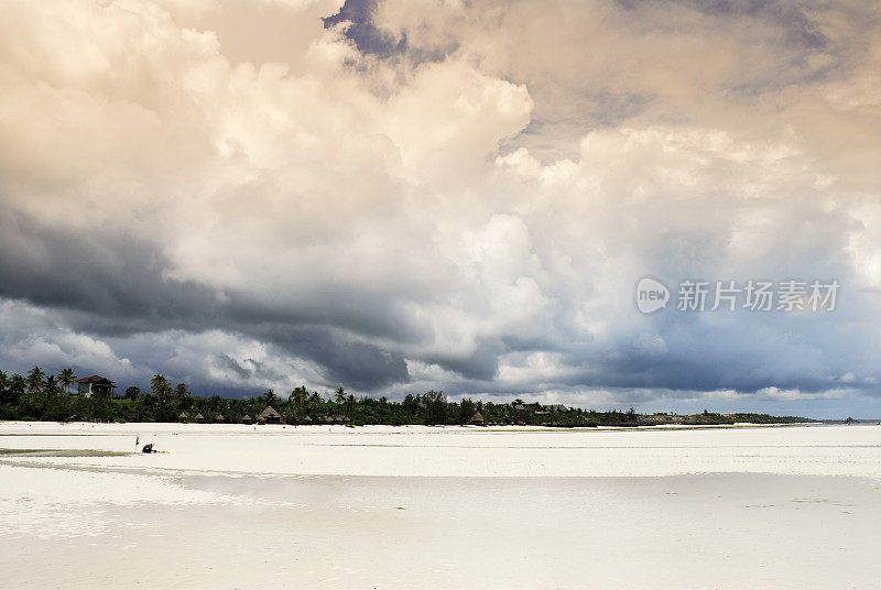 Zanzibar的Kiwengwa海滩