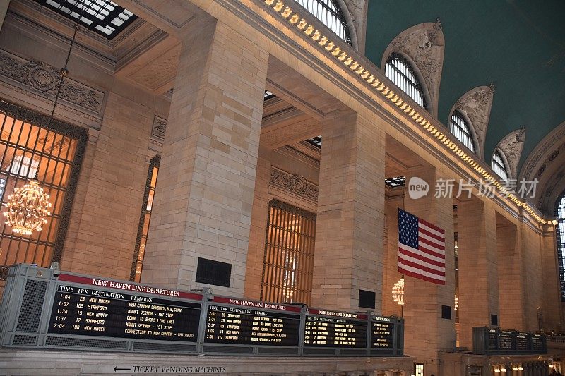 中央车站信息板-纽约中央车站