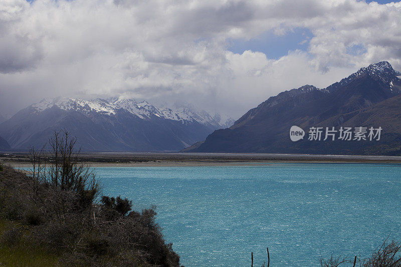 泰卡波湖的风景，新西兰