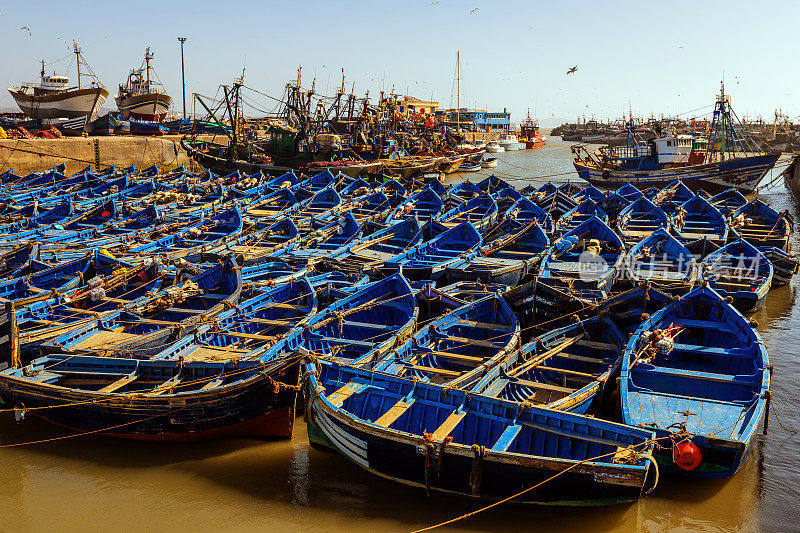 北非摩洛哥，埃索维拉港