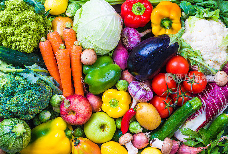 蔬菜和水果。
