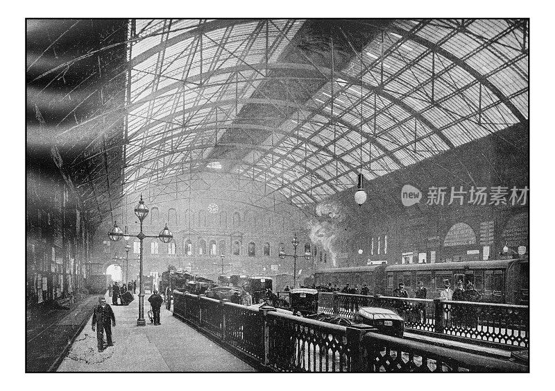 古董伦敦的照片:查令十字车站