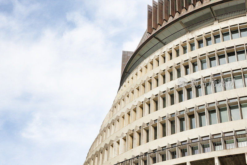 新西兰惠灵顿的蜂巢议会大厦