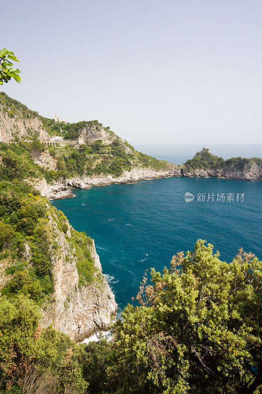 意大利坎帕尼亚的阿马尔菲海岸