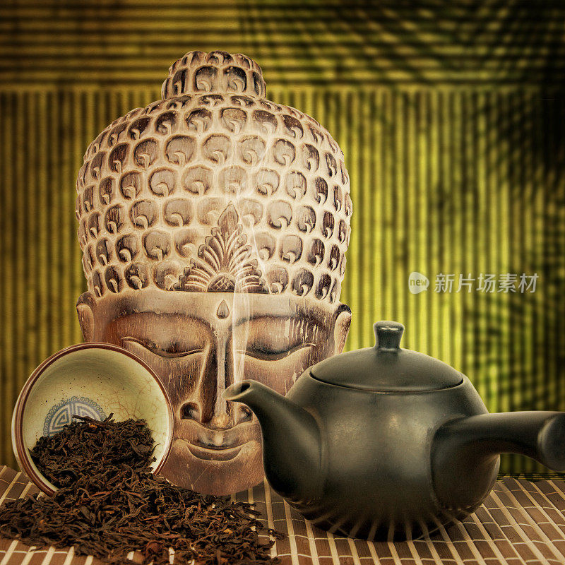 印度茶的概念。