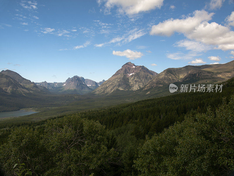 上升的狼山冰川国家公园