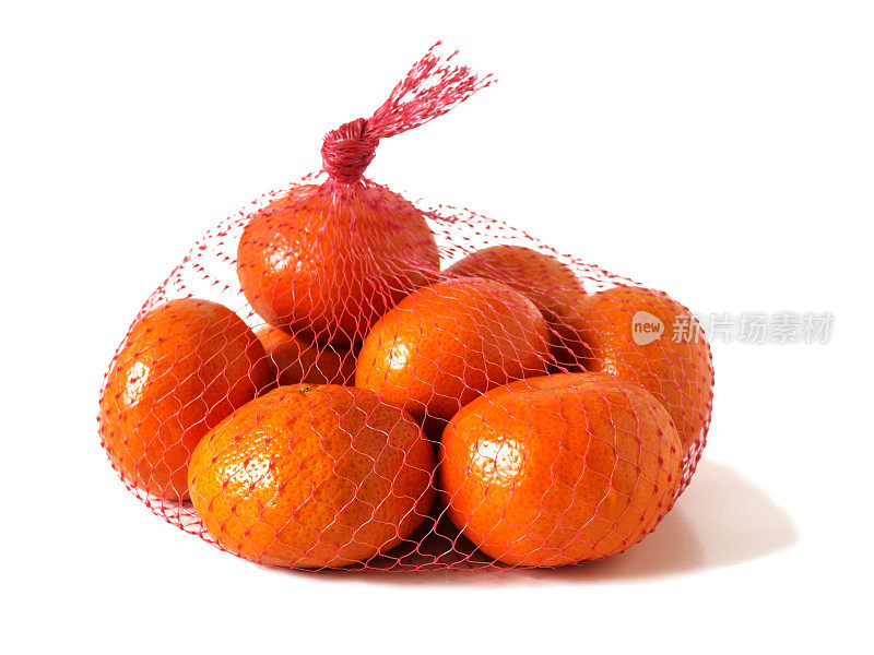 橘子在网袋里