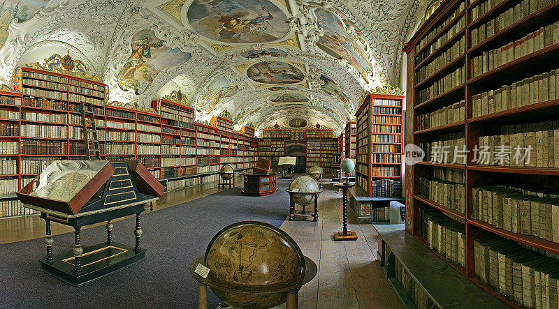 Prague-baroque图书馆