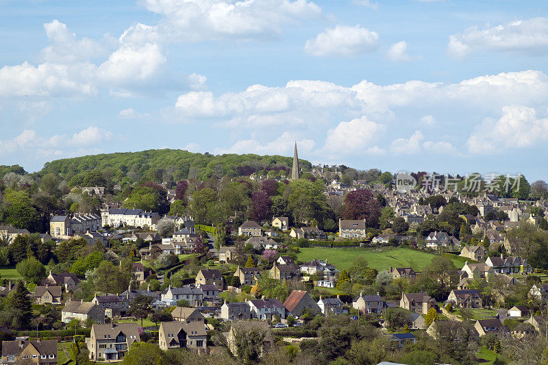 英国格洛斯特郡，科茨沃尔德的旅游目的地Painswick