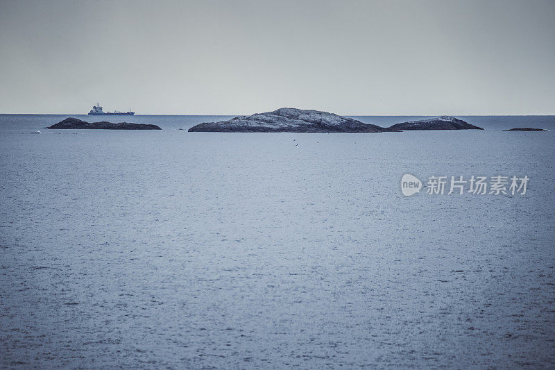 挪威峡湾上空的风暴