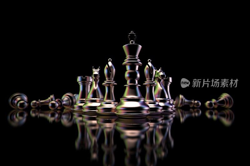 3d渲染玻璃棋子