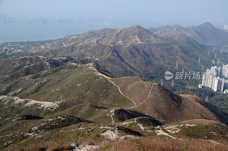 香港新界青山全景